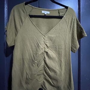 Madewell Ruched Top - Small